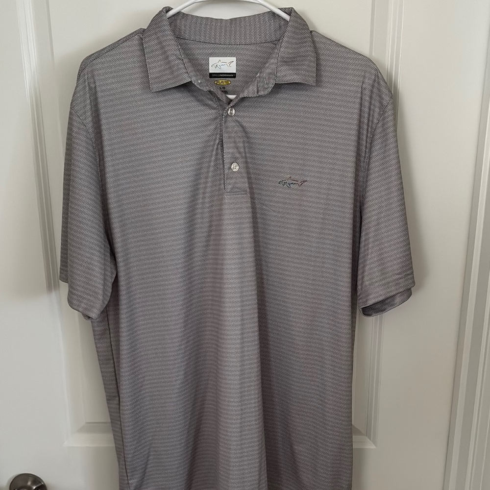 Greg Norman Collection Gray Performance Polo Shirt
